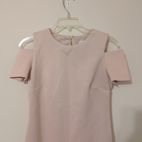 Calvin Klein Pink Midi Dress Size 4 - Picture 2 of 4